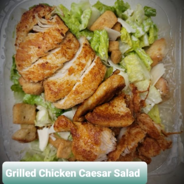 Caesar Grilled Chicken Salad.