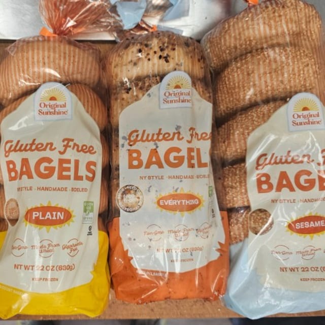 1/2 Dz Gluten Free Bagel.