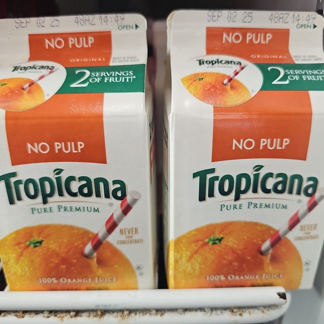 Carton Orange Juice.
