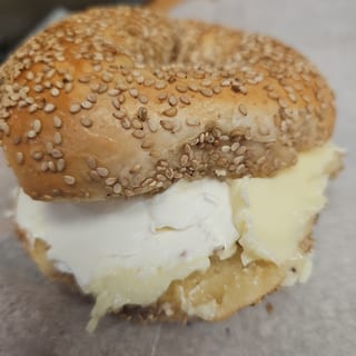 Bagel With Cream Cheese & Butter OR Jelly