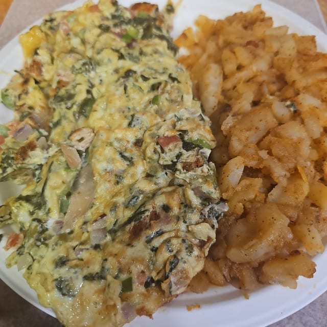 Veggie Omelette.