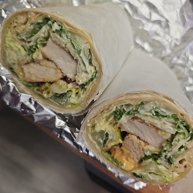 Chicken Ceasar Wrap.