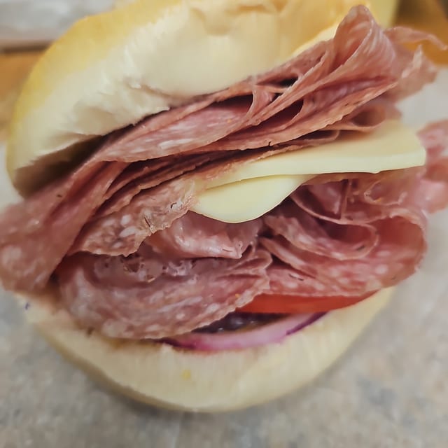 #29 Salami, Mozzarella Cheese Sandwich.