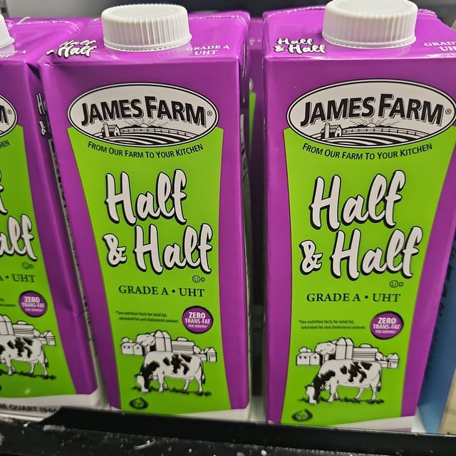 Quart Half & Half.