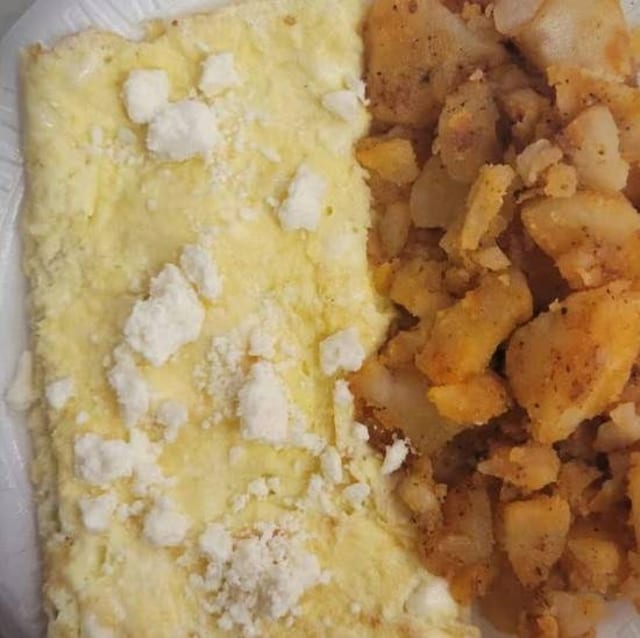 Feta Cheese Omlette.
